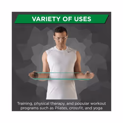 THERABAND Resistance Band Loop  Professional Latex Mini Band for Lower Pilates  Crossfit  Yoga  Stretching  Therapy  Strength Training without Weights