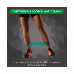 THERABAND Resistance Band Loop  Professional Latex Mini Band for Lower Pilates  Crossfit  Yoga  Stretching  Therapy  Strength Training without Weights