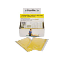 THERABAND Resistance Bands  5 Foot  15 Count Professional Latex Elastic Bands For Upper & Lower Body Exercise  Physical Therapy  Pilates  Home Workout
