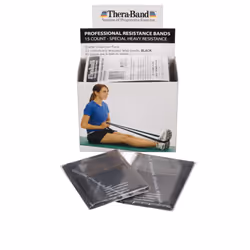 THERABAND Resistance Bands  5 Foot  15 Count Professional Latex Elastic Bands For Upper & Lower Body Exercise  Physical Thera ...