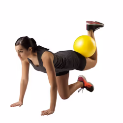 THERABAND Mini Ball  Small Exercise Ball for Yoga  Pilates  Abdominal