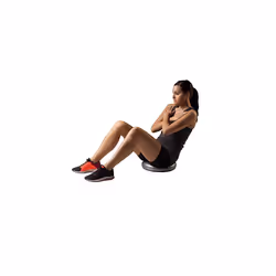 TheraBand Stability Disc for Balance Training, Inflatable Balance Trainer, Round Core Cushion for Office Chair, Round Sport Stability Trainer, Physic