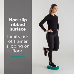 THERABAND Stability Trainer Pad  Beginner Level Green Balance Trainer & Wobble Cushion for Balance & Core Strengthening  Rehabilitation  & Physical Th