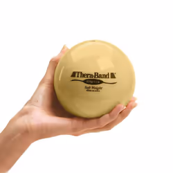THERABAND Soft Weight  4.5"" Diameter  Weighted Balls for Baseball  We
