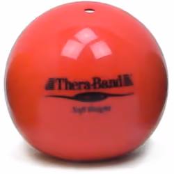 THERABAND Soft Weight  4.5 Diameter  Weighted Balls for Baseball  Weighted Balls for Softball  Hand Held Ball Shaped Isotonic ...