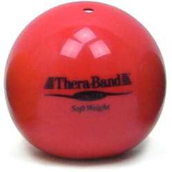 THERABAND Soft Weight  4.5 Diameter  Weighted Balls for Baseball  Weighted Balls for Softball  Hand Held Ball Shaped Isotonic  Shoulder Strength  Rota