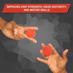 THERABAND Hand Exerciser  Stress Ball For Hand  Wrist  Finger  Forearm