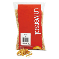 Universal UNV00110 0.04 in. Gauge Size 10 Rubber Bands - Beige (3400/Pack)