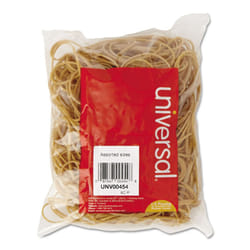 Universal 00454 Rubberbands  Assorted Sizes  One 1/4 lb. Box