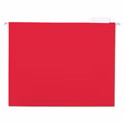 Universal Deluxe Bright Color Hanging File Folders FOLDER HANG LTR 25
