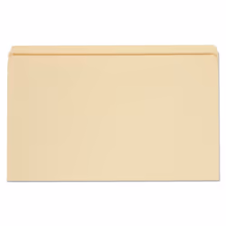 Universal 15110 File Folders  Straight Cut  One-Ply Top Tab  Legal  Manila  100/Box