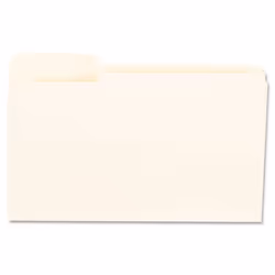 Universal UNV15121 1 Ply 1/3 Cut File Folders - Legal Manila (100/Box)