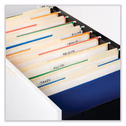 Universal UNV15121 1 Ply 1/3 Cut File Folders - Legal  Manila (100/Box)