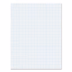 Universal UNV20631 8.5 in. x 11 in. Quadrille-Rule Glue Top Pads (1-Dozen)