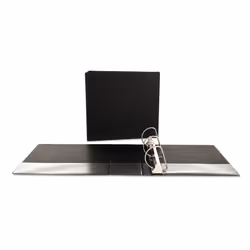 Universal D-Ring Binder 4"""" Capacity 8-1/2 x 11 Black (20706)