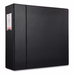 Universal D-Ring Binder  4"""" Capacity  8-1/2 x 11  Black (20706)