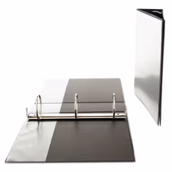 Universal UNV20991 Economy 3 in. Capacity 11 in. x 8.5 in. 3 Round Ring View Binder - Black
