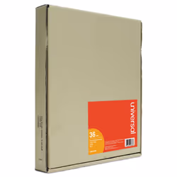 Universal 20836 - Economy Tab Dividers  5-Tab  Letter  Buff  36 Sets/Box-UNV20836
