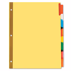 UNV21876 - Universal Extended Insert Indexes Assorted Color 8-Tab