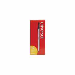 Universal 27410 Medium Point Black Ink Ballpoint Pen (12 per Pack)