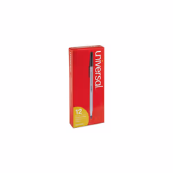 Universal 27410 Medium Point Black Ink Ballpoint Pen (12 per Pack)