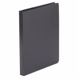 Economy Non-View Round Ring Binder 3 Rings 0.5"""" Capacity 11 X 8.5 Black