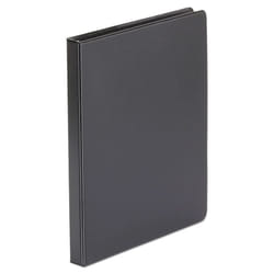 Economy Non-View Round Ring Binder  3 Rings  0.5"""" Capacity  11 X 8.5  Black