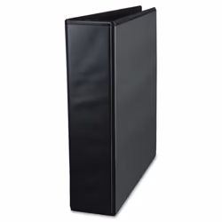 Universal 30731 Push-Open Deluxe Plus D-Ring View Binder  2-Inch Capacity  8-1/2 x 11  Black