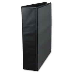 Universal 30731 Push-Open Deluxe Plus D-Ring View Binder  2-Inch Capacity  8-1/2 x 11  Black