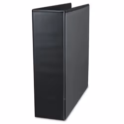 Universal UNV30751 3 in. Capacity 11 in. x 8.5 in. 3 Rings Deluxe Easy-to-Open D-Ring View Binder - Black