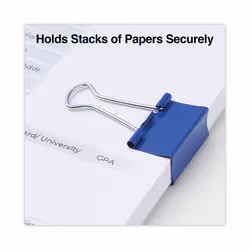 Universal 31029 Medium Binder Clips  5/8-Inch Capacity  1 1/4-Inch Wide  Assorted Colors  24/Pack