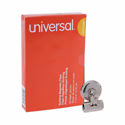 Universal 31260 Bulldog Magnetic Clips  Metal  7/16-Inch Capacity  1 1