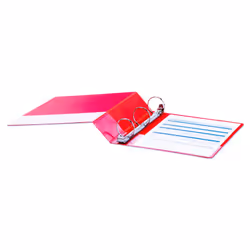 Universal 34403 Economy Non-View Round Ring Binder  2-Inch Capacity  Red