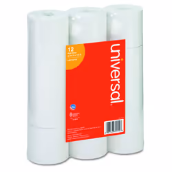 Adding Machine/Calculator Roll 2-1/4x150 ft White 12/Pack UNV35715
