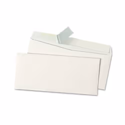 Universal 36002 Peel Seal Strip Business Envelope  #10  4 1/8 x 9 1/2  White  100/Box (UNV36002)