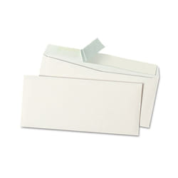 Universal 36002 Peel Seal Strip Business Envelope  #10  4 1/8 x 9 1/2  White  100/Box (UNV36002)