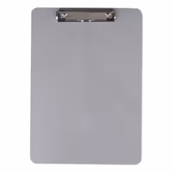 Universal UNV40301 0.5 in. Clip Capacity 8.5 in. x 11 in. Aluminum Clipboard with Low Profile Clip