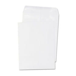 Universal 42100 Self Seal Catalog Envelope  6 x 9  White  100/Box
