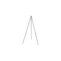 Universal Heavy-Duty Instant Setup Foldaway Easel  Adjusts 25"" - 63"" High  Aluminum  Black