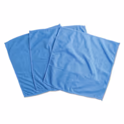 Universal Microfiber Cleaning Cloth  12 X 12  Blue  3/Pack