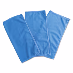 Universal Microfiber Cleaning Cloth  12 X 12  Blue  3/Pack