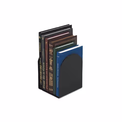 Universal 54071 Bookends, Magnetic, 6 x 5 x 7, Metal, Black