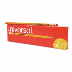 Universal 55520 Blackstonian Pencil  HB #2  Medium Soft  Yellow  Dozen