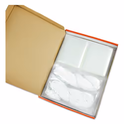 Universal UNV56005 3 in. x 4 in. Badge Holders with Neck Lanyards and White Inserts - Clear (100/Kit)