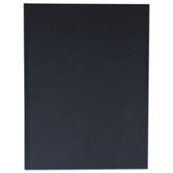 Universal UNV66353 10.25 in. x 7.63 in. 1-Subject Wide/Legal Rule Casebound Hardcover Notebook - Black Cover