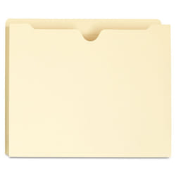Universal One Manila File Jackets with Reinforced Tabs  Two Inch Expansion  Letter