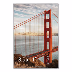 Universal Clear Box Frame Plastic 8.5 x 11 Insert Clear