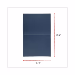 Universal 76897 Certificate/Document Cover  8 1/2 x 11 / 8 x 10 / A4  Navy  6/PK