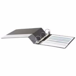Universal UNV34401PK Economy 11 in. x 8.5 in. 2 in. Capacity 3-Ring Non-View Binder - Black (4/Pack)