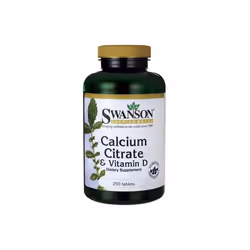 Swanson  Calcium Citrate & Vitamin D - 250 tabs